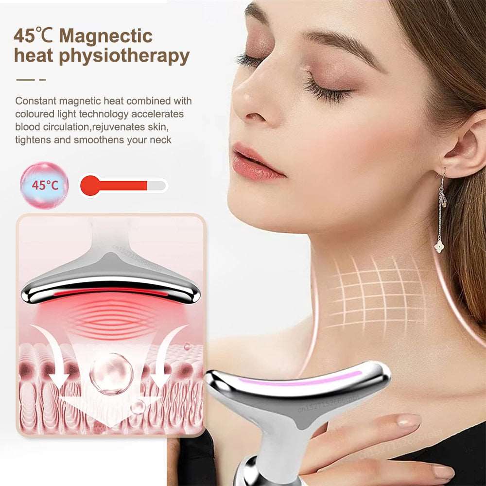 Neck and Face Skin Tightening Device IPL Skin Care Device Electric Massagers BeautifyMagic™ 